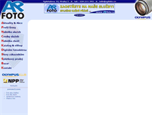 Tablet Screenshot of apfoto.cz